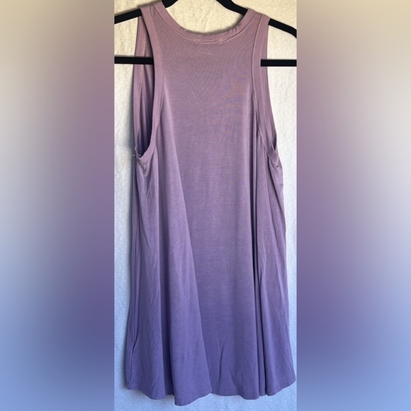 moe & arrow solid purple tank top-purple M Bamboo - Picture 4 of 5